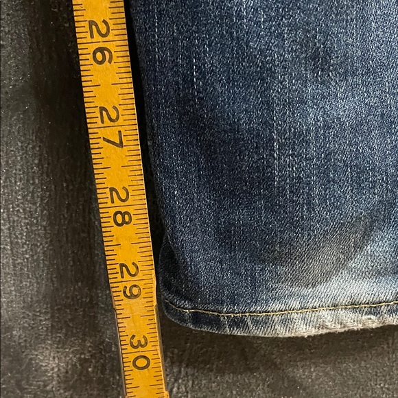 PAIGE jimmy jimmy skinny jeans. Women's Light Blue Straight Leg distressed Jeans - Picture 10 of 13